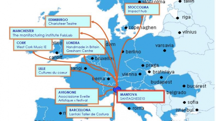 DIECI INVIATE DELLA CULTURA IN EUROPA: COSÌ PANTACON FA INNOVAZIONE PER MANTOVA
