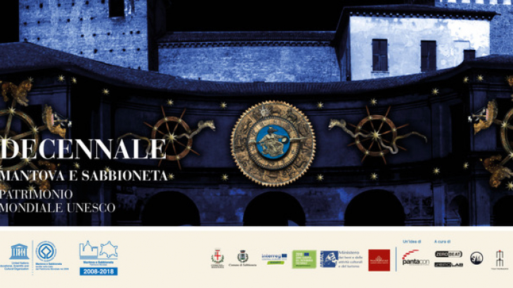 VIDEOINSTALLAZIONI PER DARE VITA AI MONUMENTI: IL 25 E 26 AGOSTO E L'8 SETTEMBRE GLI EVENTI A MANTOVA E SABBIONETA NEI 10 ANNI DI UNESCO