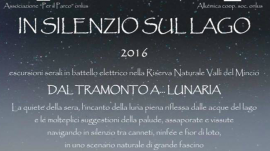 SABATO 18 E DOMENICA 19 GIUGNO TORNA LUNARIA, ESCURSIONI IN BATTELLO ELETTRICO SUL LAGO SUPERIORE